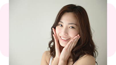 美肌・仕上がりにもこだわり